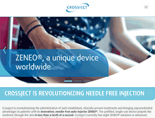 Tablet Screenshot of crossject.com